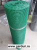 Plasa PVC  Verde – 12x12 mm , H=1.00 m , L=25 ML ( 12 lei/ml )