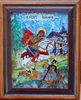 Romeo Calancea(1930-1988) Icoană. Pictură pe sticlă 704