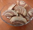 Scoici untoase cu cacao-vanilie și umplutură de brânză dulce  - 4