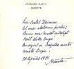 1981.04.10 BUC., DEDICATIE A  LUI ATANASIE NASTA