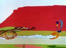 Road Runner and Wile E Coyote