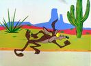 Road Runner and Wile E Coyote