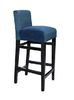 Scaun inalt bar PRAGA albastru mare