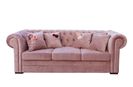 Canapea RexoGold pudra perne cu decor handmade