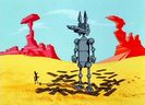 Road Runner and Wile E Coyote