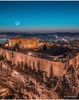 Luna in scadere, Acropole, Grecia