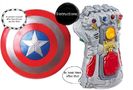 Candice Swanepoel received the Shield of Captain America and Thanos' Fist toy