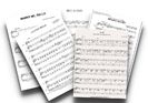 Bill received some piano music sheets to play for us and mostly for his lady crush in hopes he will
