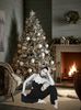 to Robert Sheehan: Bella Hadid casually standing under the Christmas tree cause she's the gift.