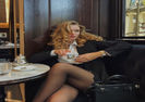 She promised to behave if I get her good angles,  —  Does she have any?