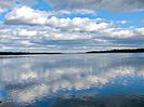 Clouds on the river Outaouais 1