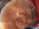 Paine de casa cu ceapa caramelizata