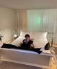 Snagged meself the ruddy grandest kip, I did. Bed fit for a king, proper lush!