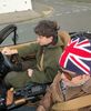 Me and Adder, embarking on a proper adventure, mate! Elliot, just kickin' back in the motor's rear.