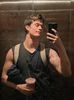 post-workout mandatory mirror selfie