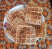 Vafe cu piersici