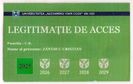 Legitimație Casa Universitarilor Iași (2025-2029) C.S. Zănescu Cristian