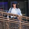 ،29.07 Ꜥℐẹṇṇẹṛ on ⁵ʝun in West Hollywood, CA; leaving Sushi Park Restaurant.