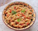 Salata de vinete cu ardei copt si ciuperci