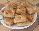 Cheesecake crumble cu mere