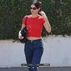 ،11.10 Ꜥℐẹṇṇẹṛ on ²⁵ɑug in West Hollywood, CA; leaving a store.