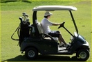 Nick Jonas out at a locat golf couse (1)