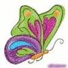 fluture colorat