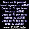 poza avatare colorate cu Daca as fi pamant te-ai ingropa cu MINE Daca as fi apa te-ai ineca cu MINE 