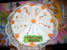 tort frisca cu  margarete