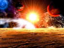 Explozie Solara 3D Poze Abstracte 3D Wallpapers