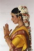 Bride in south indian attire