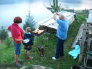 lacul vazut din "bucatarie"