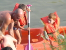 Zeul lacului, face instructajul...