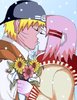 NaruSaku_snow_flowers_by_CHRISTSOAD