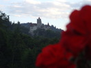 Castelul Bran - vedere de pe terasa pensiunii