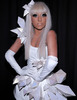 Lady GaGa in alb