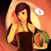 A_melon_as_a_phone__by_mibou