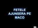 FETELE AJUNSERA PE MACO