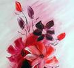 tablou-flori-roz-rosii