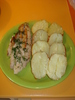 PANGASIUS CU CARTOFI COPTI CU USTUROI
