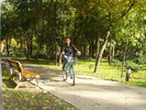 IN PARC CU BICICLETA:)