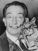 Salvador Dali - 15 - With-ocelot-and-cane