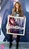 miley la premiera discului de platina