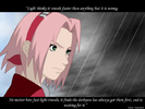 Sakura ascultand cuvintele intelepte ale lui Tsunade