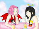 Sakura_and_Hinata_by_Lamliet