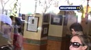 Miley Cyrus Sign Autographs For Fans At Market City. 076