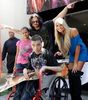 Kelly-Kelly-and-John-Poses-with-handicap-boy-fan-of-her