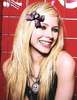 Avril Lavigne ribbon in hair 2007