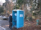 WC in padure pentru turisti