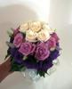 buchet-mireasa-mov-lila-crem